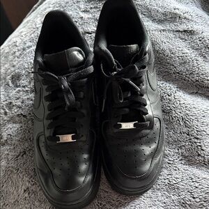 Nike Air Force 1 Women's Black Athletic Shoes